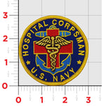 Officially Licensed US Navy Hospital Corpsman Patches