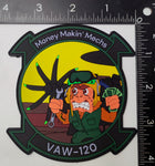 Official VAW-120 Greyhawks Money Makin' Mechs patches