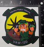 Official VAW-120 Greyhawks Money Makin' Mechs patches