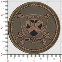 Officially Licensed USMC 12th Marines Patch
