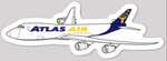 Atlas Air Boeing 747 Sticker