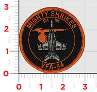 Official VFA-94 Mighty Shrikes F-18 Shoulder Patch