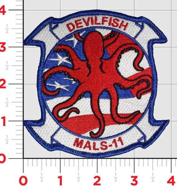 Official MALS-11 Devilfish 4th of July Patch