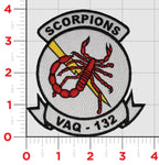 Officially Licensed VAQ-132 Scorpions Squadron Patch