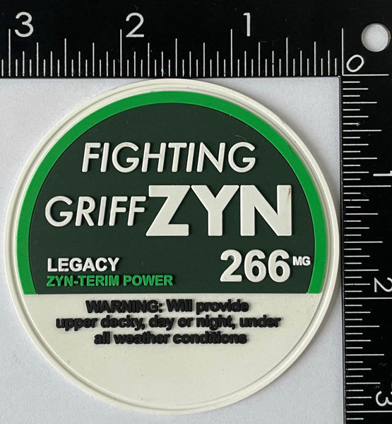 Official VMM-266 Griffins Zyn PVC Patch