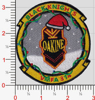 Official VMFA-314 Black Knight Christmas Patch