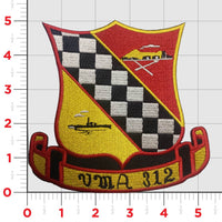 Officially Licensed VMA-312 Checkerboards WWII Remade Patch