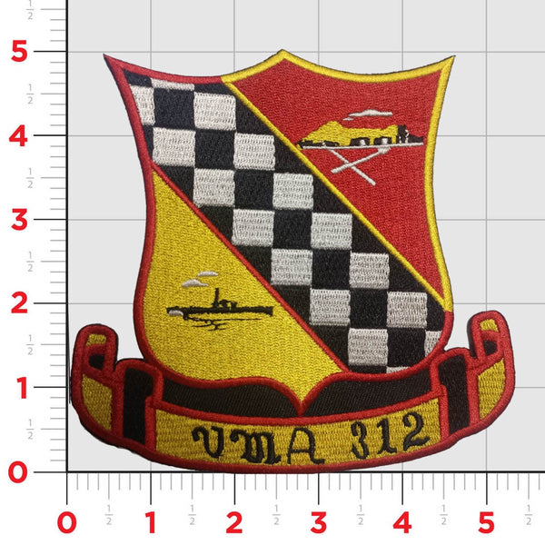 Officially Licensed VMA-312 Checkerboards WWII Remade Patch