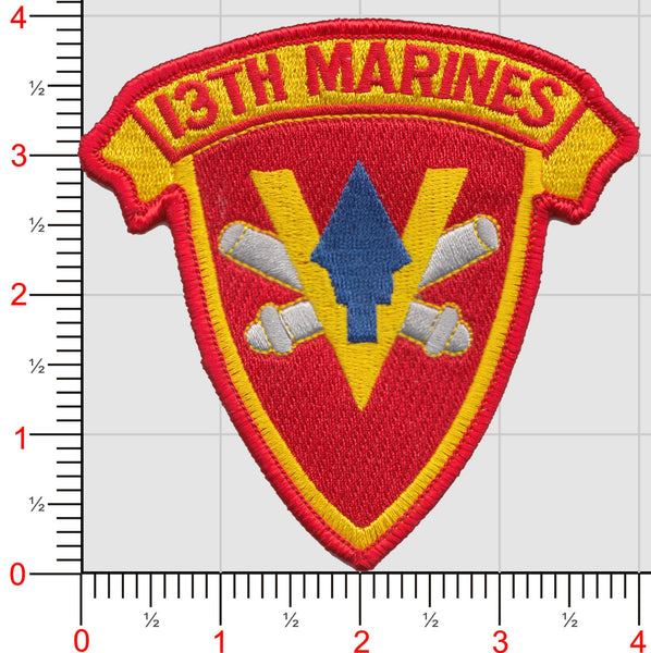 Officially Licensed USMC 13th Marine Regiment Patch