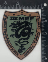 Officially Licensed 3rd MEF Marine Expeditionary Force PVC Patch