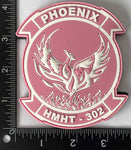 Officially Licensed HMHT-302 Phoenix Cancer Awareness PVC Patch