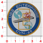 Officially Licensed USS Enterprise CVN-65 Patch