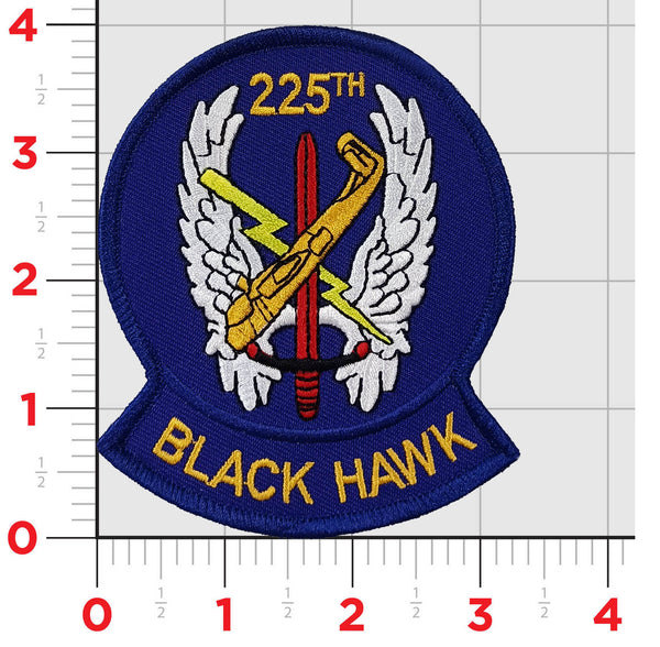 Official US Army 225th Black Hawk Patch