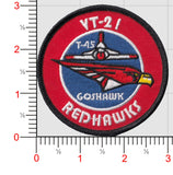 Official VT-21 Redhawks T-45 Goshawk Shoulder Patches