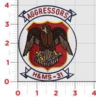 Officially Licensed H&MS-31 Aggressors Patch