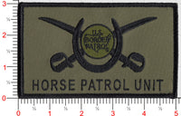 US Border Patrol Horse Patrol Unit Large 3x5 inch Patch