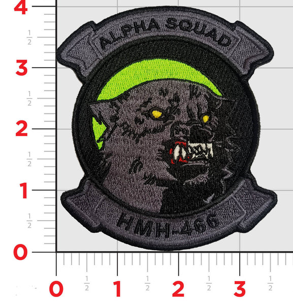 Official HMH-466 Wolfpack Alpha Squad patch