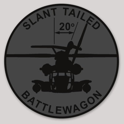 CH-53 Slant Tailed Battlewagon Sticker