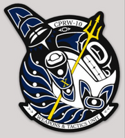 Officially Licensed US Navy Patrol and Reconnaissance Wing CPRW-10 Sticker