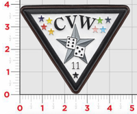 Officially Licensed US Navy Carrier Air Wing CVW-11 Leather Patches