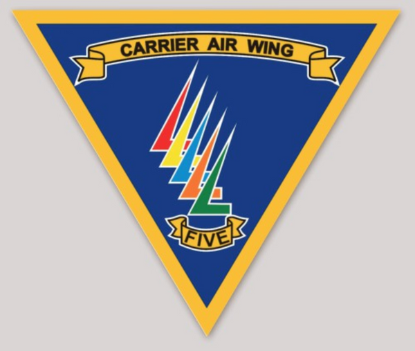Officially Licensed US Navy CVW-5 Carrier Air Wing Sticker