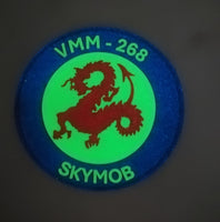 Official VMM-268 Red Dragons Australia PVC Skymob Glow Patch