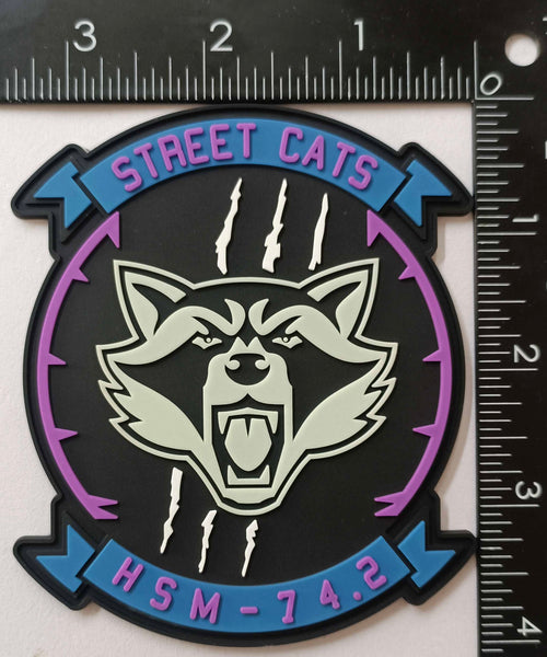 Official HSM-74.2 Street Cats DET PVC patch