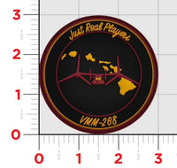 Official VMM-268 Red Dragons MRF-D 2024 PVC Patch