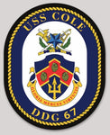 Officially Licensed US Navy USS Cole DDG-67 Sticker