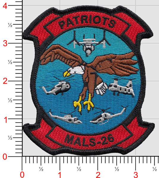 Officially Licensed USMC MALS-26 Patriots Patch