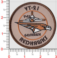 Official VT-21 Redhawks T-45 Goshawk Shoulder Patches