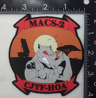 Official Marine Air Control Squadron MACS-2 PVC patch