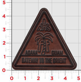 Officially Licensed US Navy NAS Agana Guam Leather Patch