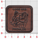 EA-6B Prowler 1000 Flight Hours Leather Patch