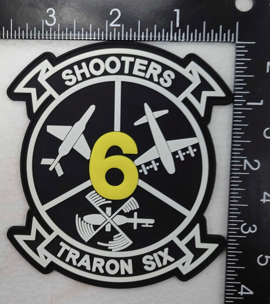 Officially Licensed US Navy VT-6 Shooters PVC Squadron Patch