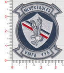 Officially Licensed USMC VMFA-115 Silver Eagles Squadron Patch