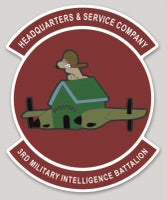 Official 3rd Military Intelligence H&S Snoopers Sticker