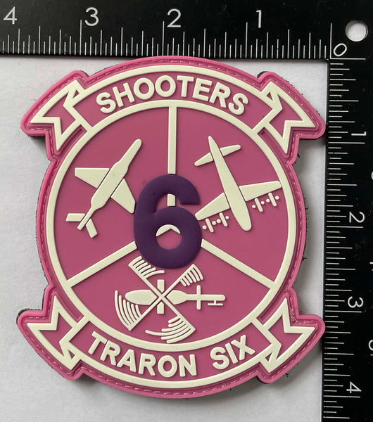 Officially Licensed VT-6 Shooters Cancer Awareness PVC Patch