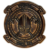 Officially Licensed USMC VMFA-225 Vikings Leather Patches