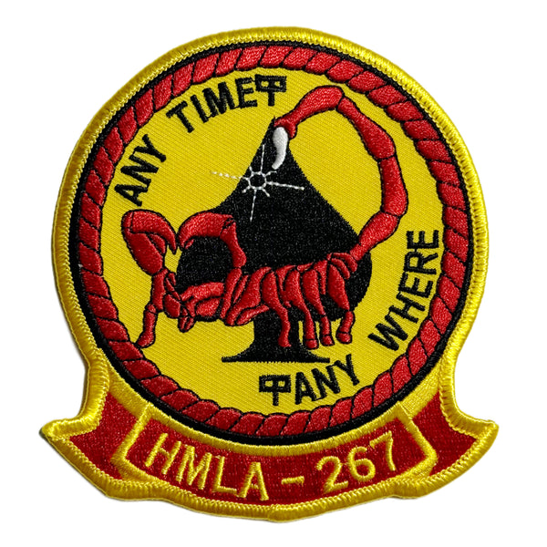 Officially Licensed USMC HMLA-267 Stingers Patch