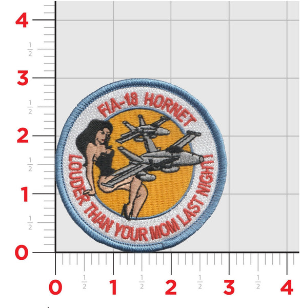 VMFA-112 Cowboys Louder Than Your Mom Last Night Shoulder Patch