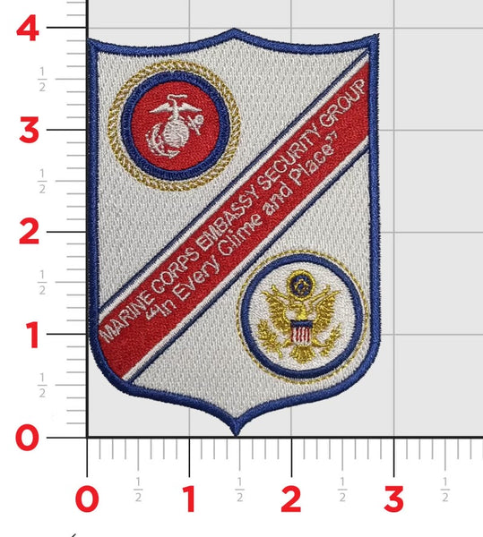 Officially Licensed USMC Embassy Security Group patch