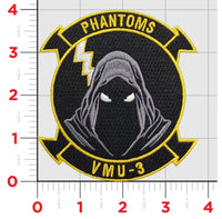 Officially Licensed VMU-3 Phantoms squadron patch