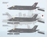 1/48 Scale F-35B Leatherneck Lightnings for Italeri / Tamiya