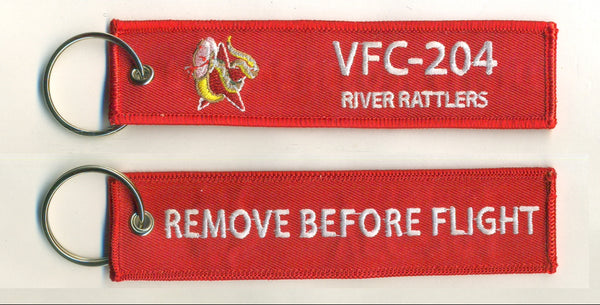 Official VFC-204 River Rattlers Remove Before Flight Key Ring