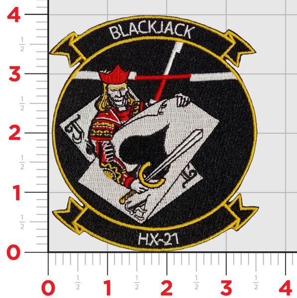 Officially Licensed HX-21 Black Jack Patch