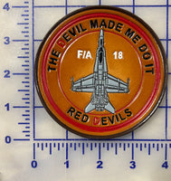 Official VMFA-232 Red Devils Leather Patch