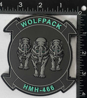 Officially Licensed USMC HMH-466 Wolfpack PVC Squadron Patch