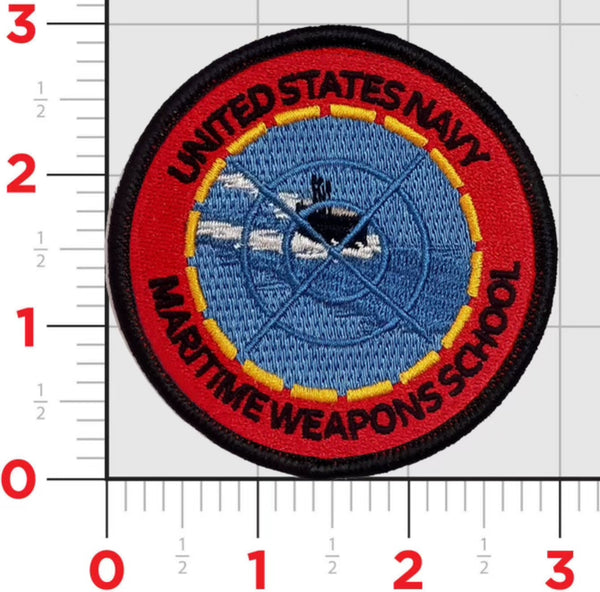 Officially Licensed US Navy Maritime Weapons School Patch