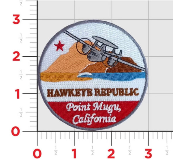 Official Point Mugu E-2 Hawkeye Republic Shoulder Patch